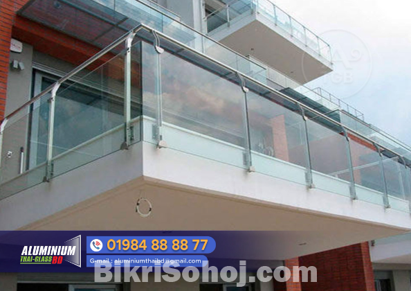 Glazing U Channel glass partition channel kit